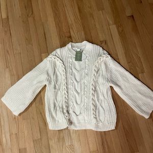 Cable knit HM oversized sweater